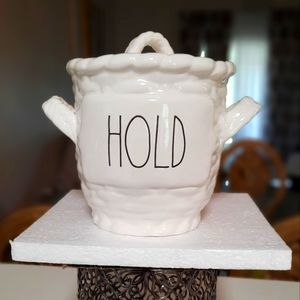 Rae Dunn small basket styled canister